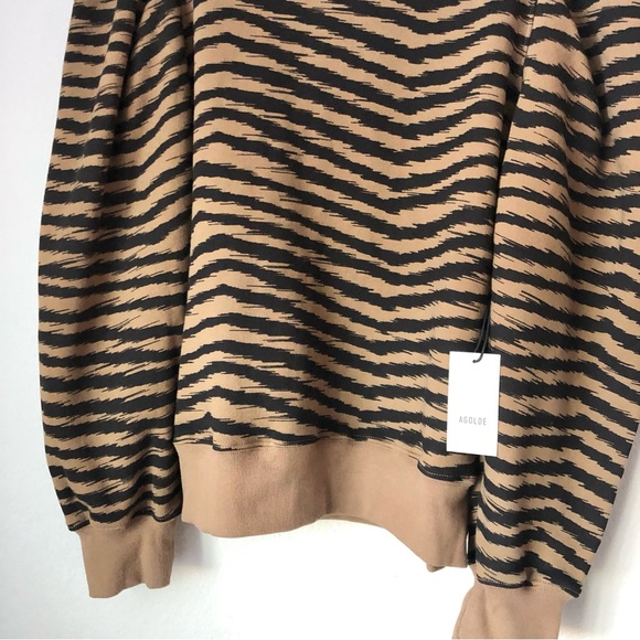CLOSEOUT \AGOLDE\• NWT Serpentine Mock Neck Sweatshirt - Picture 5 of 16